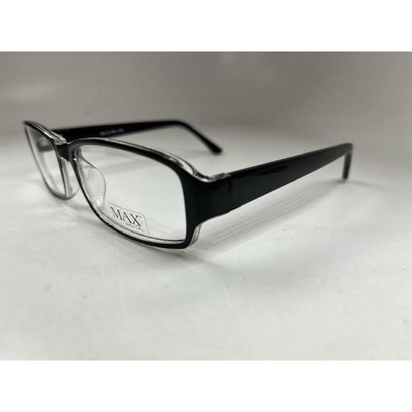 New MAX by Max Cole MMC-02 Col.90 Black Eyeglasses 55/15/135 - Picture 4 of 6